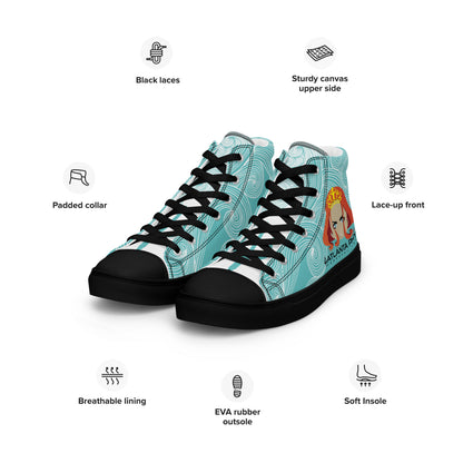 Atlanta Physique Customised Business Women's High Top Custom Sneakers