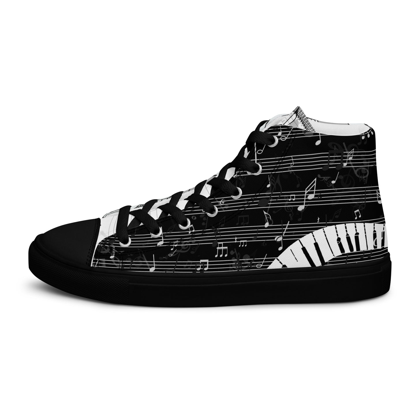 Music Lover Women's High Top Custom Sneakers