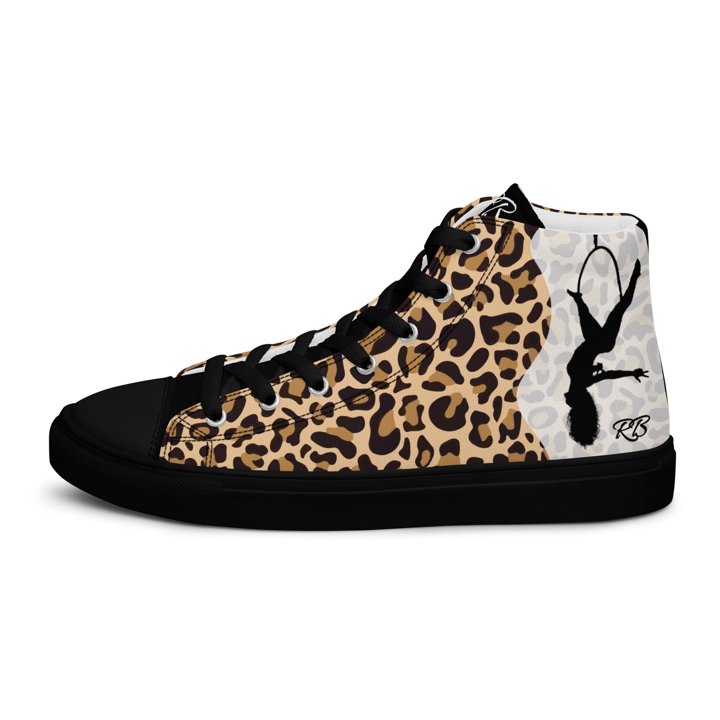 Animal Pattern Customised Business Women's High Top Custom Sneakers