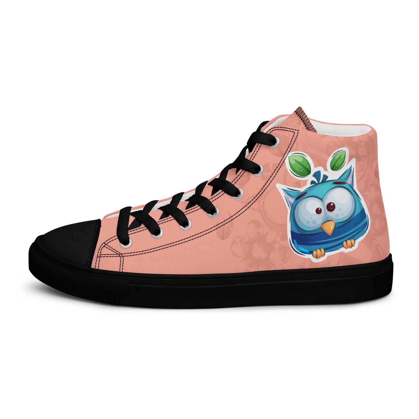 Blue Owl Women's High Top Custom Sneakers