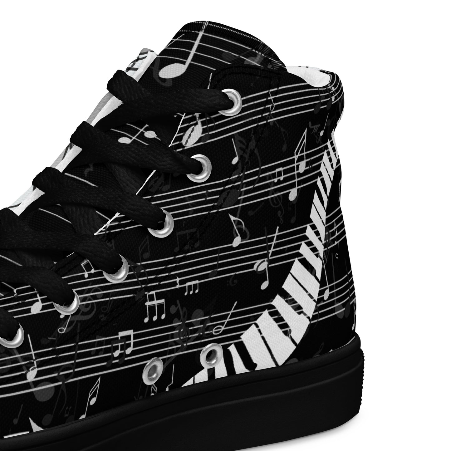 Music Lover Women's High Top Custom Sneakers