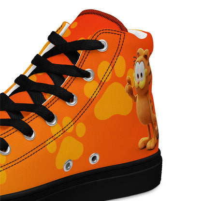 Garfield I hate Mondays Women's High Top Custom Sneakers