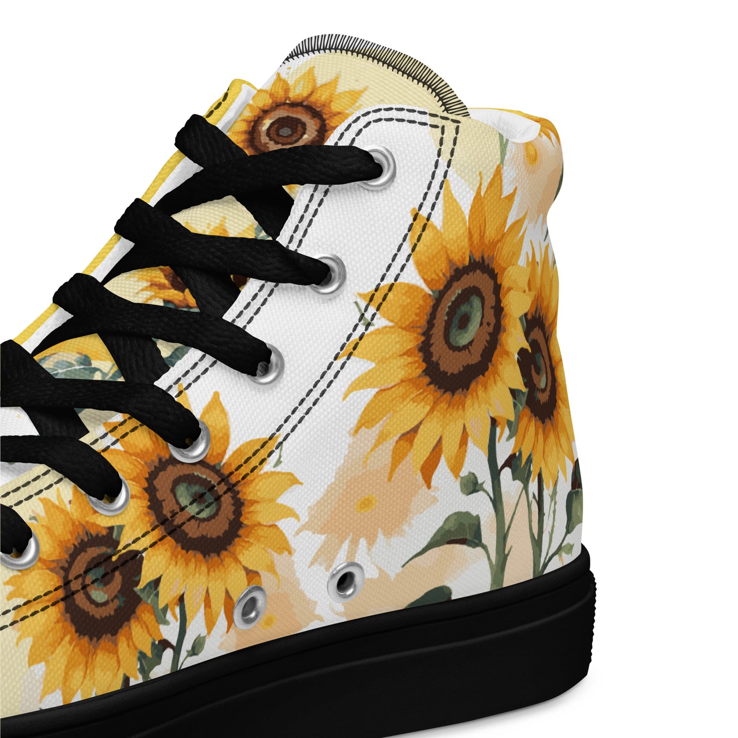 Sunflowers Women's High Top Custom Sneakers