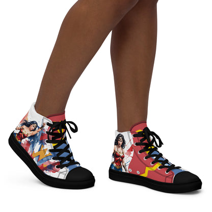 Wonder Woman Women's High Top Custom Sneakers