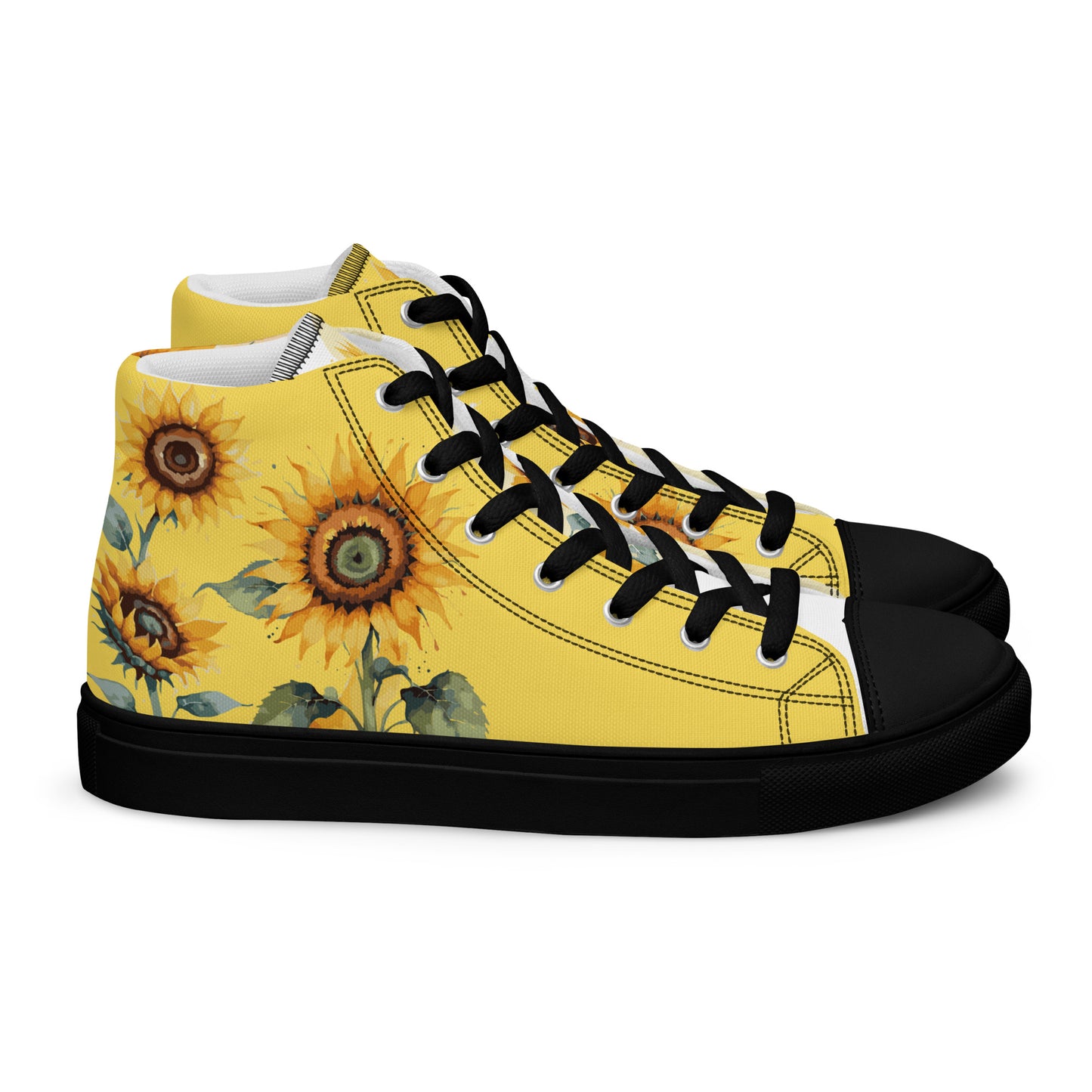 Sunflowers Women's High Top Custom Sneakers