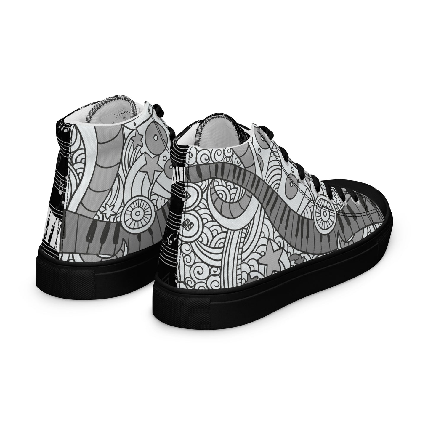 Music Lover Women's High Top Custom Sneakers