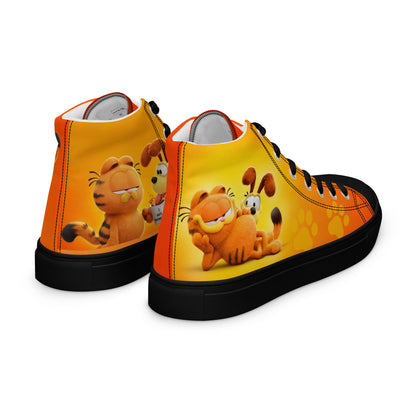 Garfield I hate Mondays Women's High Top Custom Sneakers