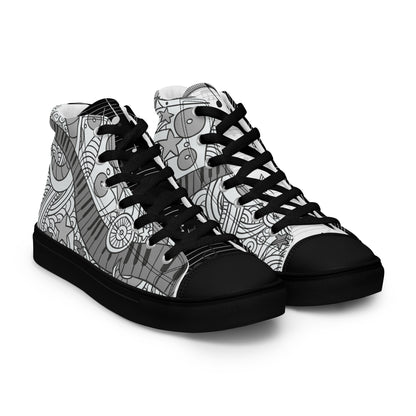 Music Lover Women's High Top Custom Sneakers