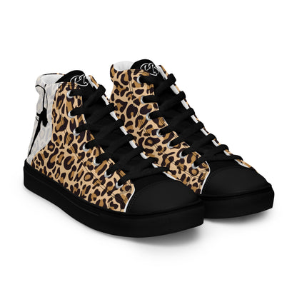 Animal Pattern Customised Business Women's High Top Custom Sneakers