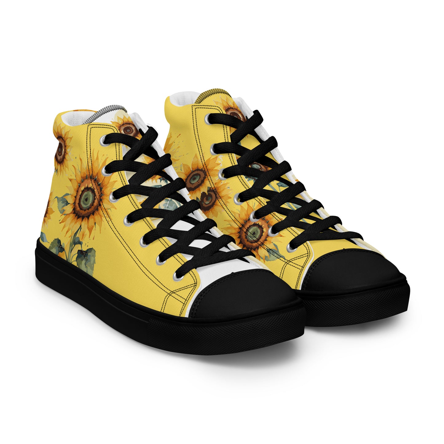 Sunflowers Women's High Top Custom Sneakers