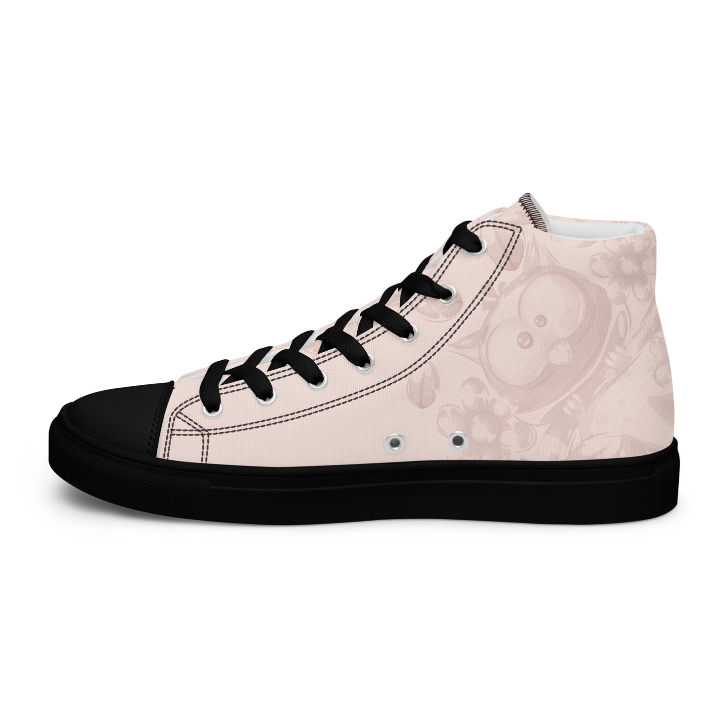 Blue Owl Women's High Top Custom Sneakers