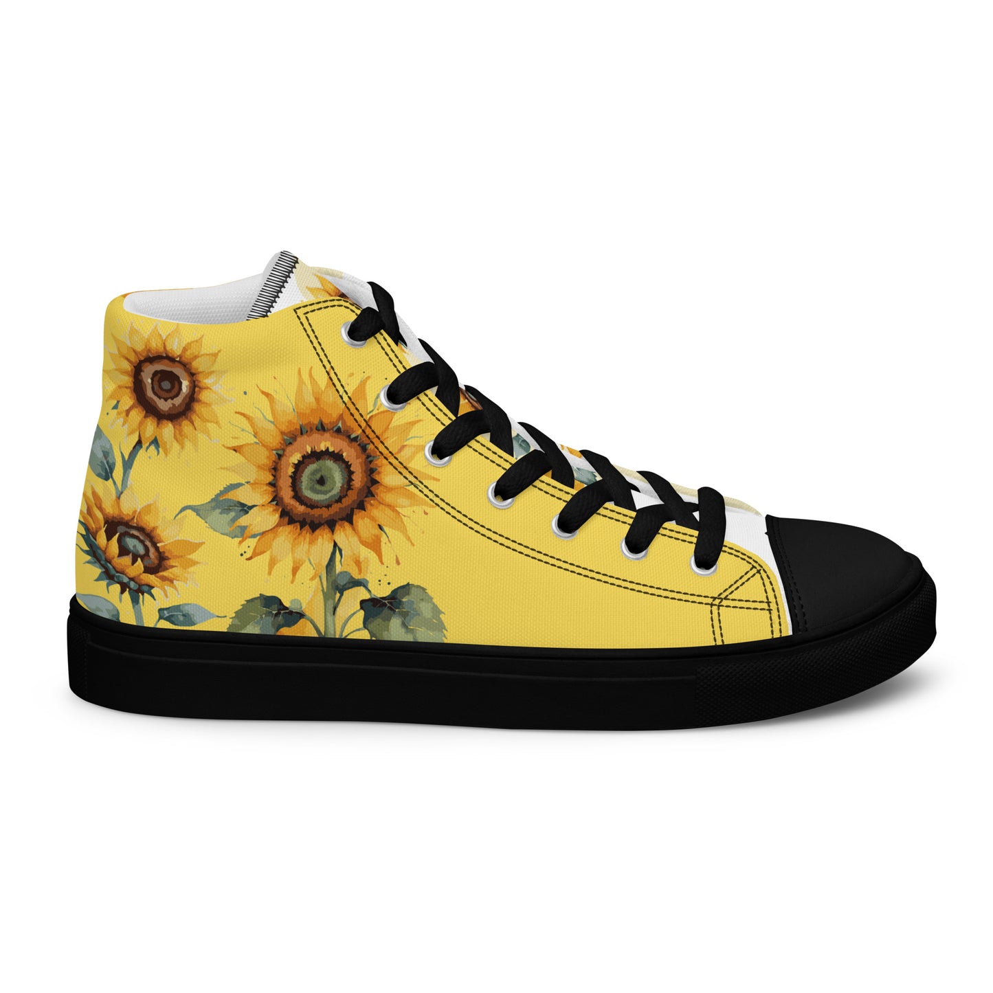 Sunflowers Women's High Top Custom Sneakers