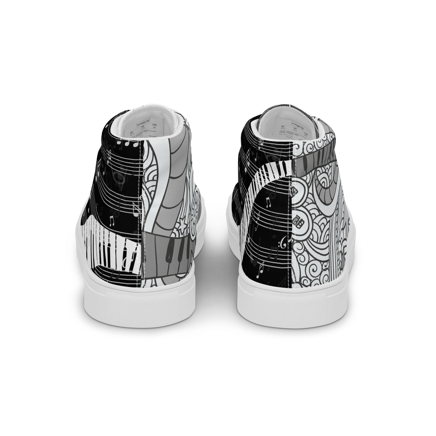 Music Lover Women's High Top Custom Sneakers