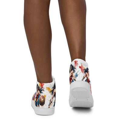 Wonder Woman Women's High Top Custom Sneakers