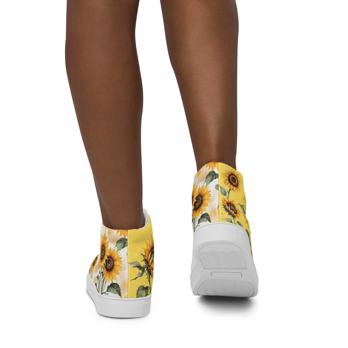 Sunflowers Women's High Top Custom Sneakers