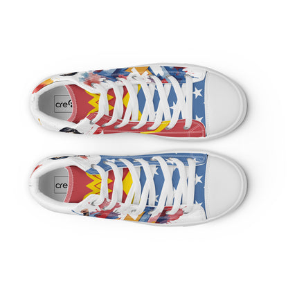 Wonder Woman Women's High Top Custom Sneakers