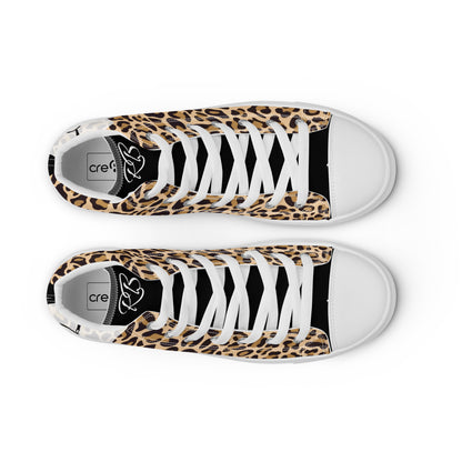 Animal Pattern Customised Business Women's High Top Custom Sneakers