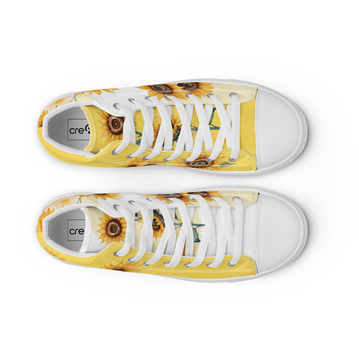 Sunflowers Women's High Top Custom Sneakers