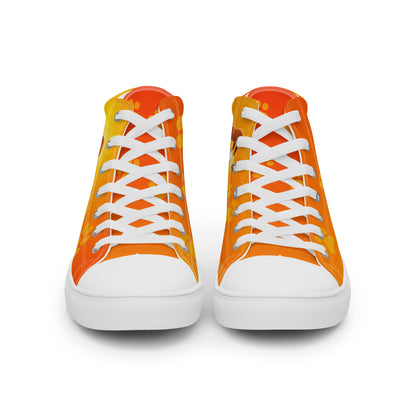 Garfield I hate Mondays Women's High Top Custom Sneakers