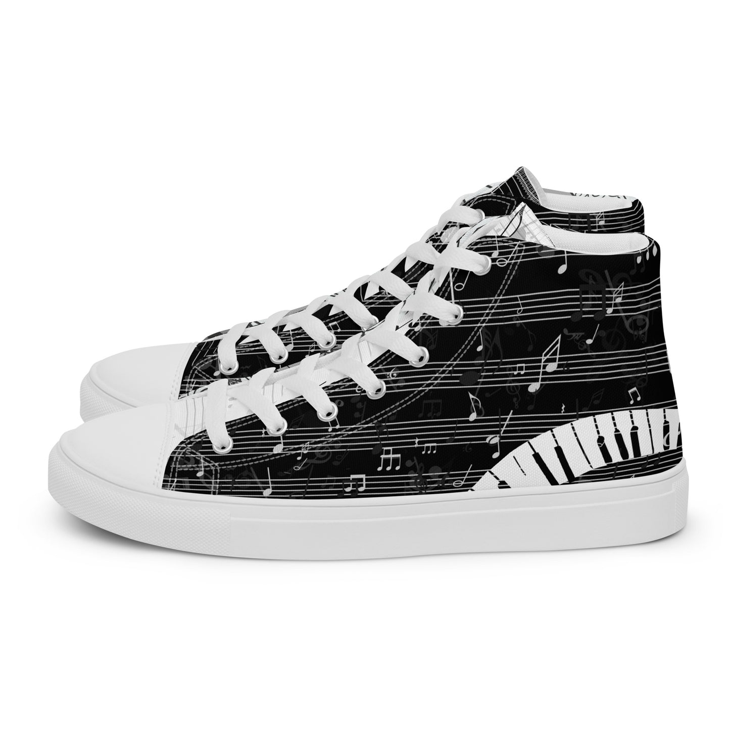 Music Lover Women's High Top Custom Sneakers