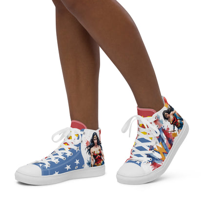 Wonder Woman Women's High Top Custom Sneakers