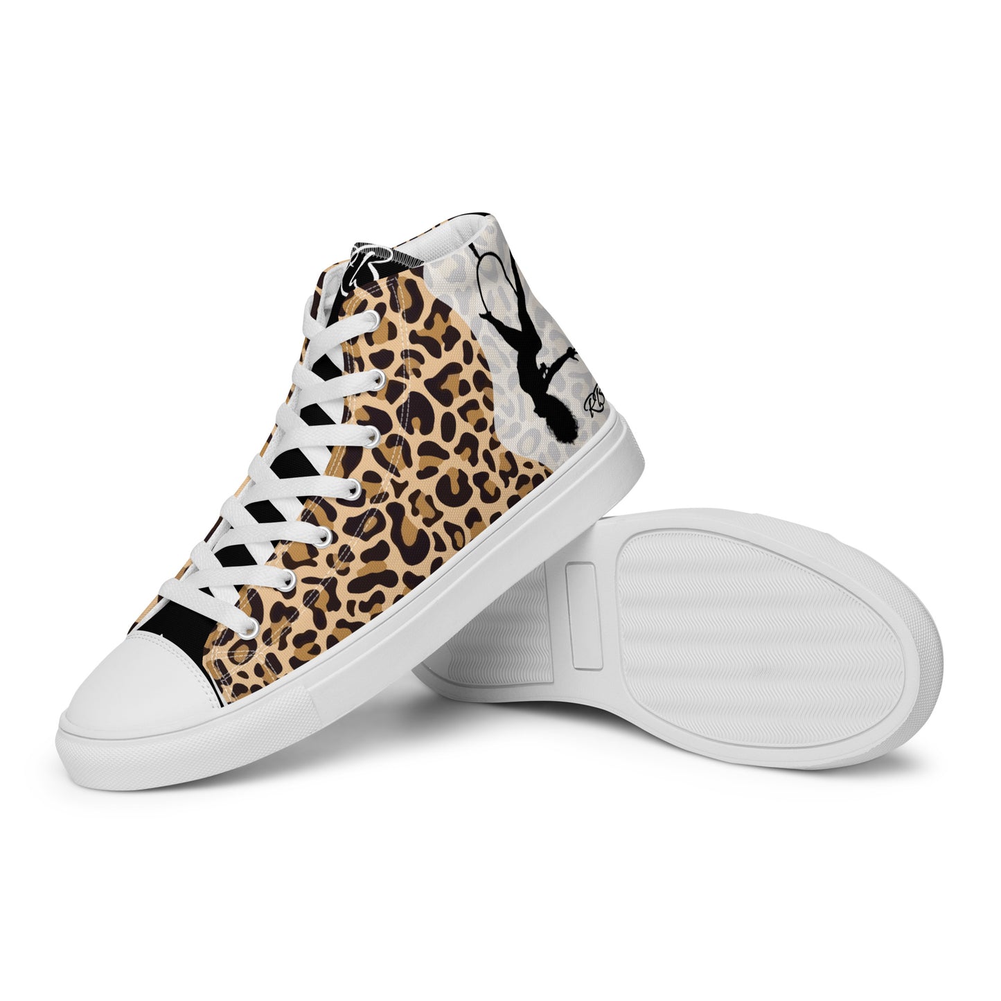 Animal Pattern Customised Business Women's High Top Custom Sneakers