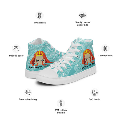 Atlanta Physique Customised Business Women's High Top Custom Sneakers