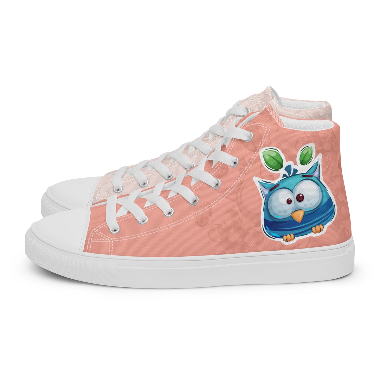 Blue Owl Women's High Top Custom Sneakers