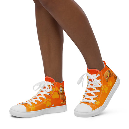 Garfield I hate Mondays Women's High Top Custom Sneakers