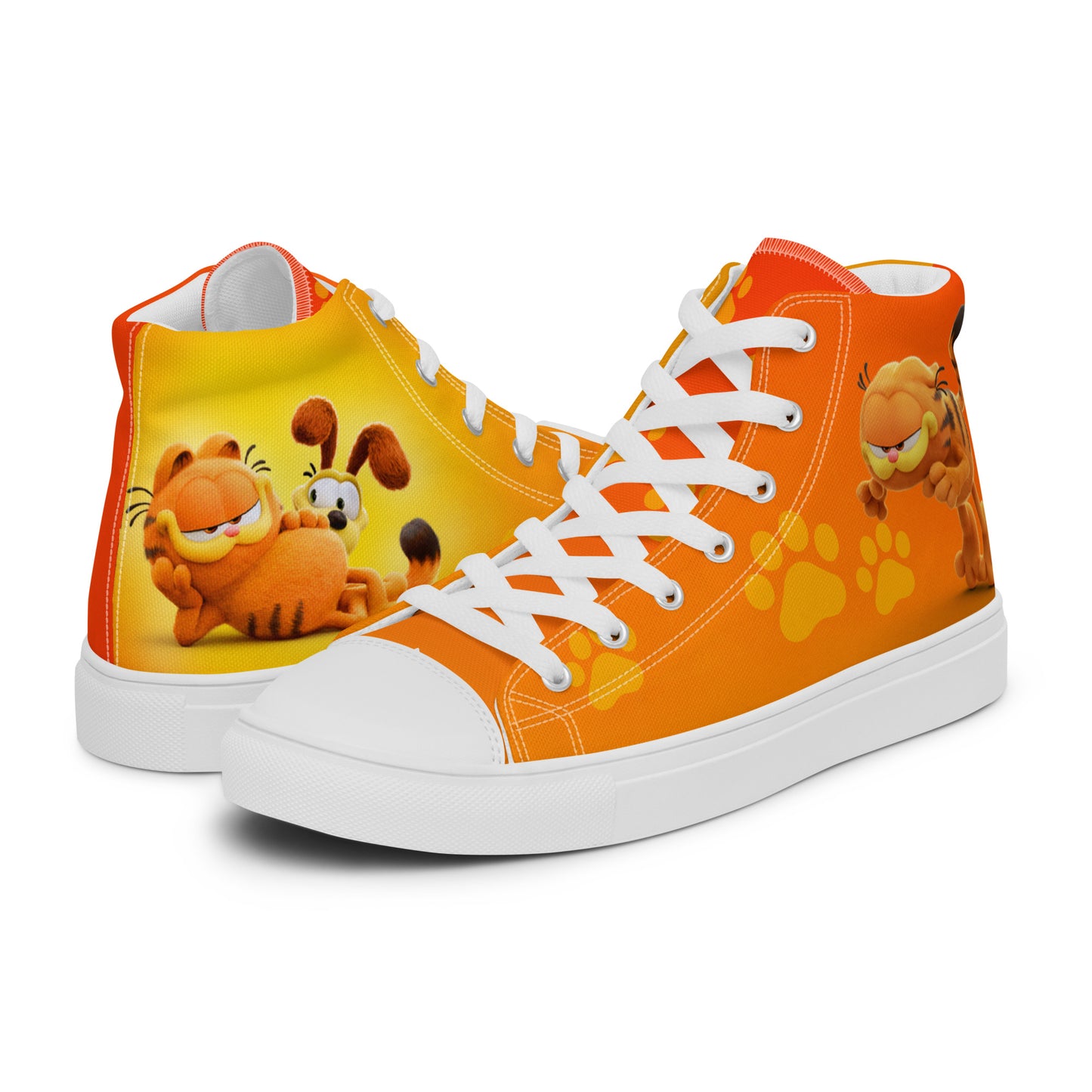 Garfield I hate Mondays Women's High Top Custom Sneakers