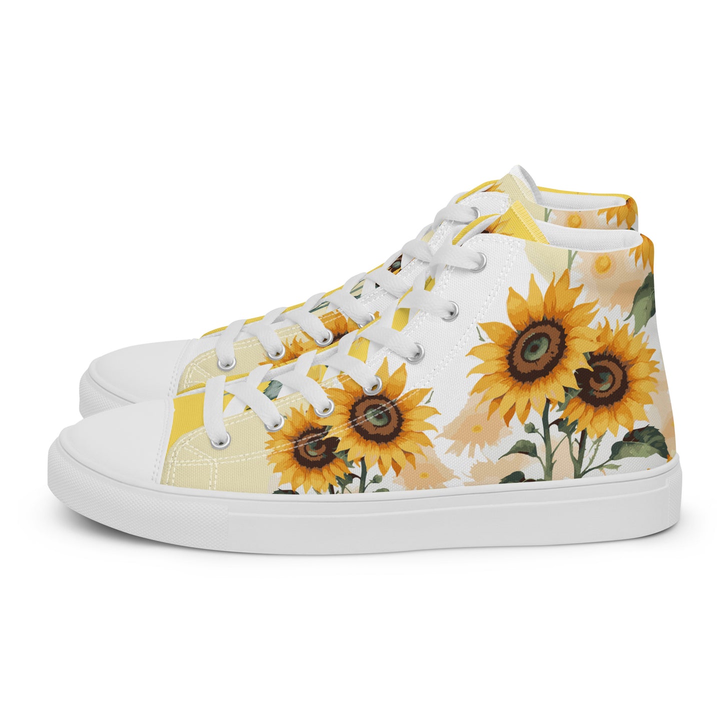 Sunflowers Women's High Top Custom Sneakers