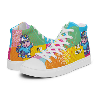 I am cool Woman's High Top Custom Sneakers