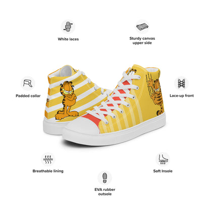 Garfield Women's High Top Custom Sneakers