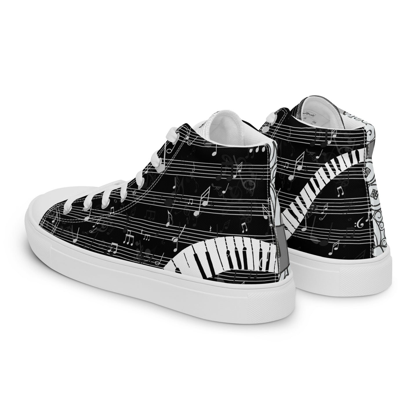 Music Lover Women's High Top Custom Sneakers