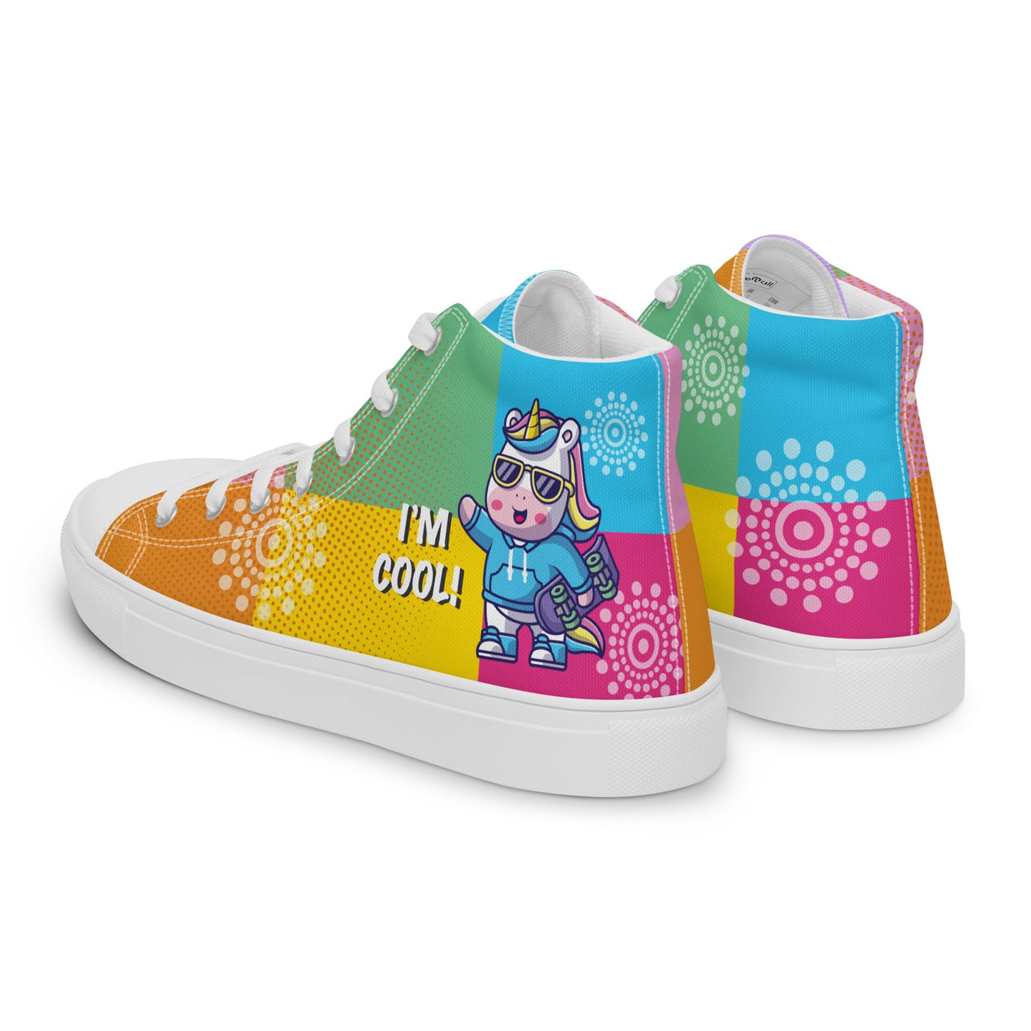 I am cool Woman's High Top Custom Sneakers