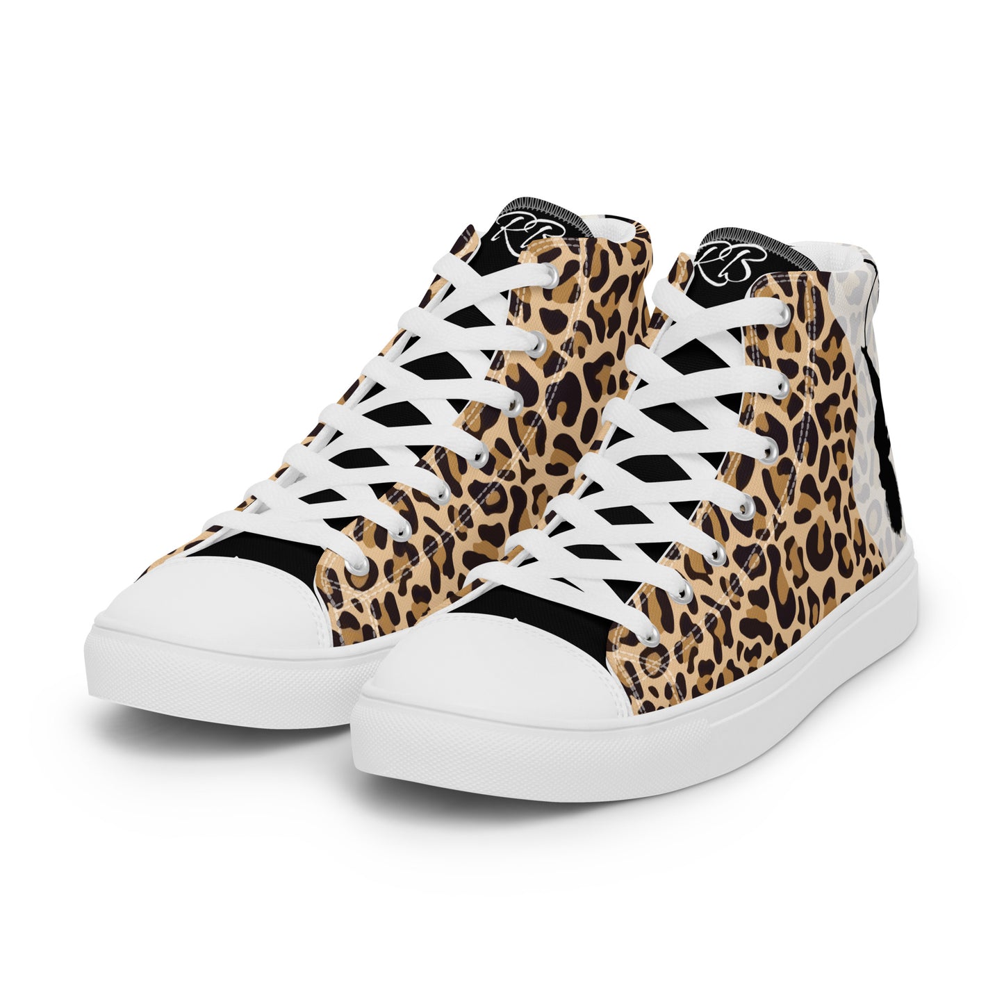 Animal Pattern Customised Business Women's High Top Custom Sneakers