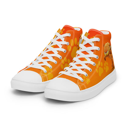 Garfield I hate Mondays Women's High Top Custom Sneakers