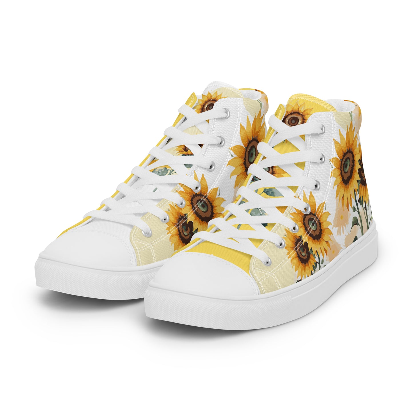 Sunflowers Women's High Top Custom Sneakers