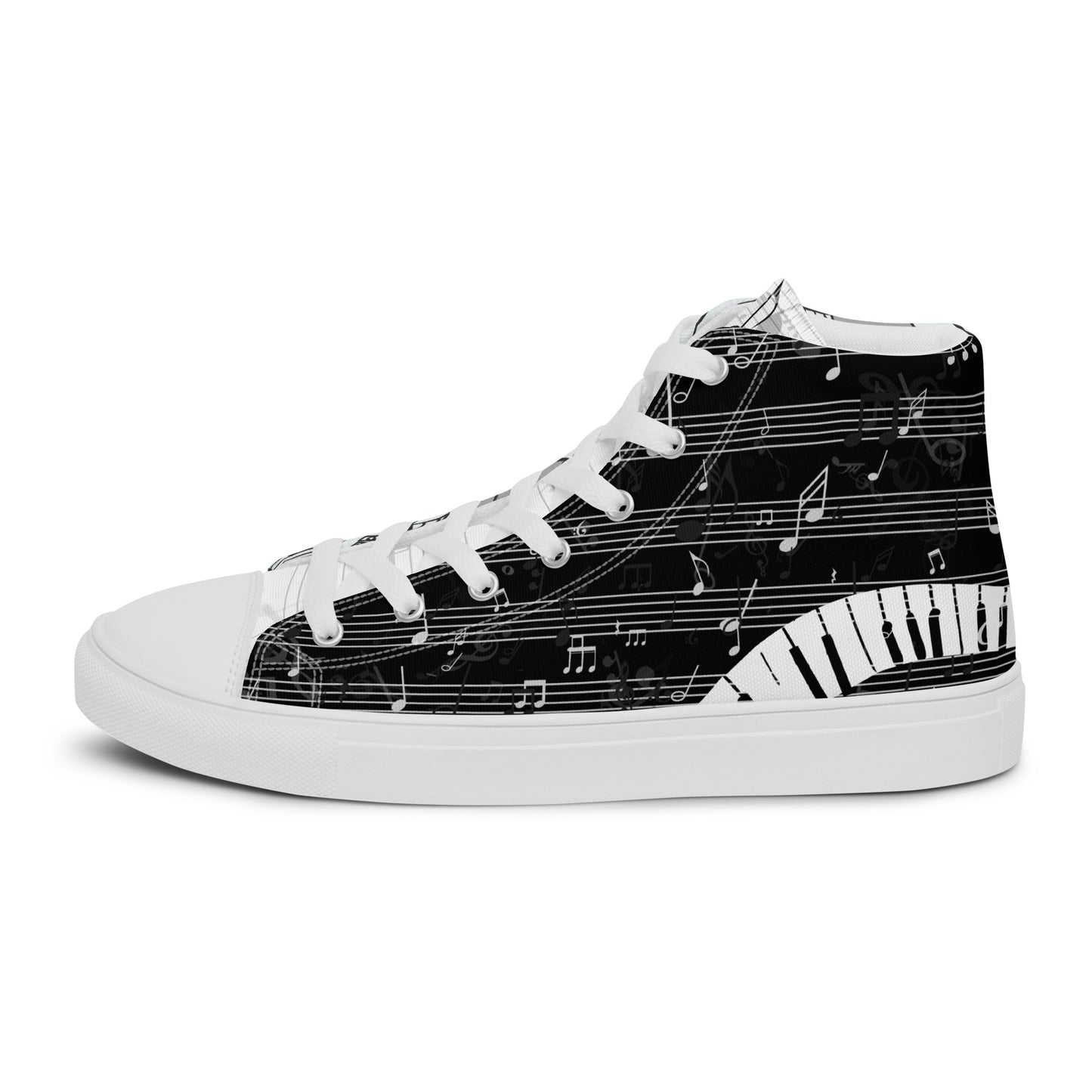 Music Lover Women's High Top Custom Sneakers