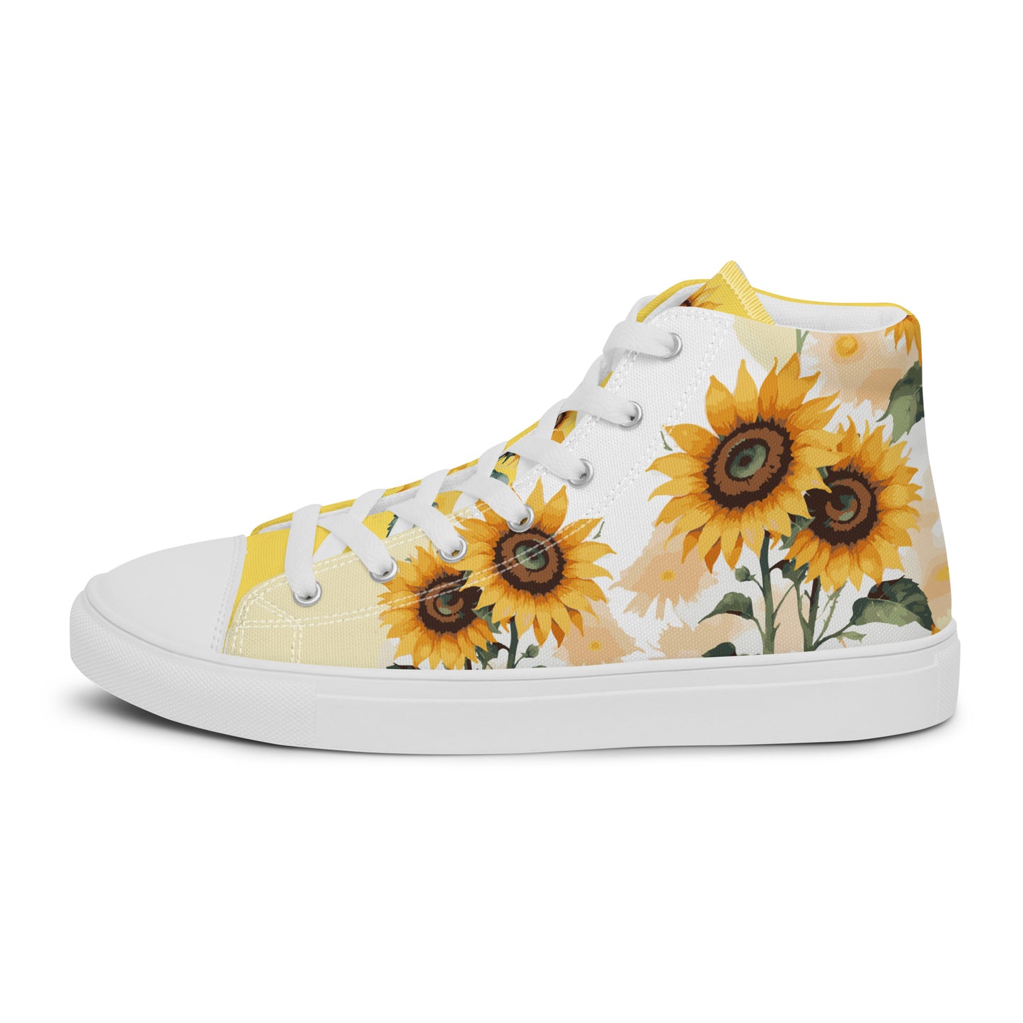 Sunflowers Women's High Top Custom Sneakers