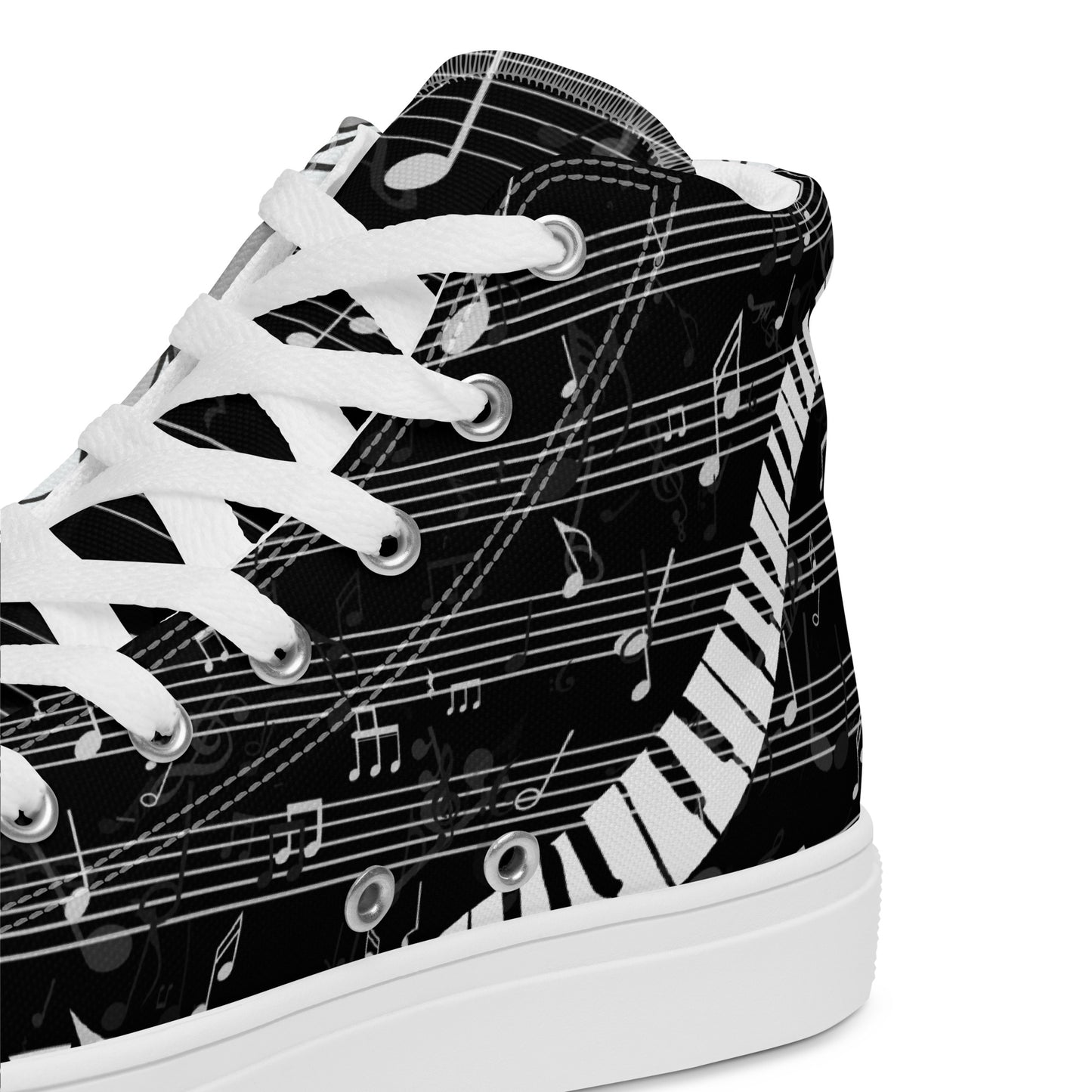 Music Lover Women's High Top Custom Sneakers