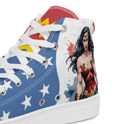 Wonder Woman Women's High Top Custom Sneakers