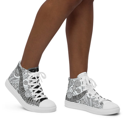 Music Lover Women's High Top Custom Sneakers