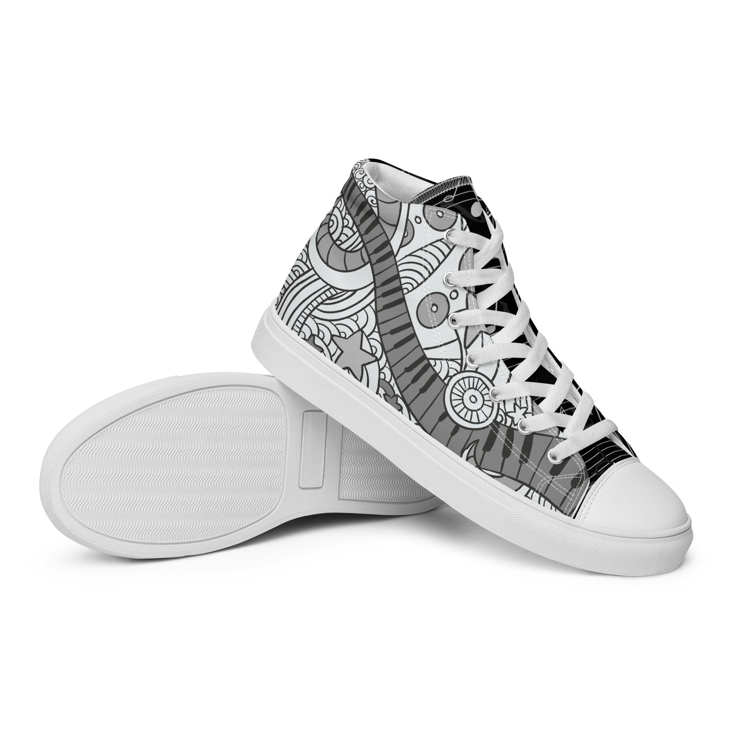 Music Lover Women's High Top Custom Sneakers