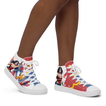 Wonder Woman Women's High Top Custom Sneakers