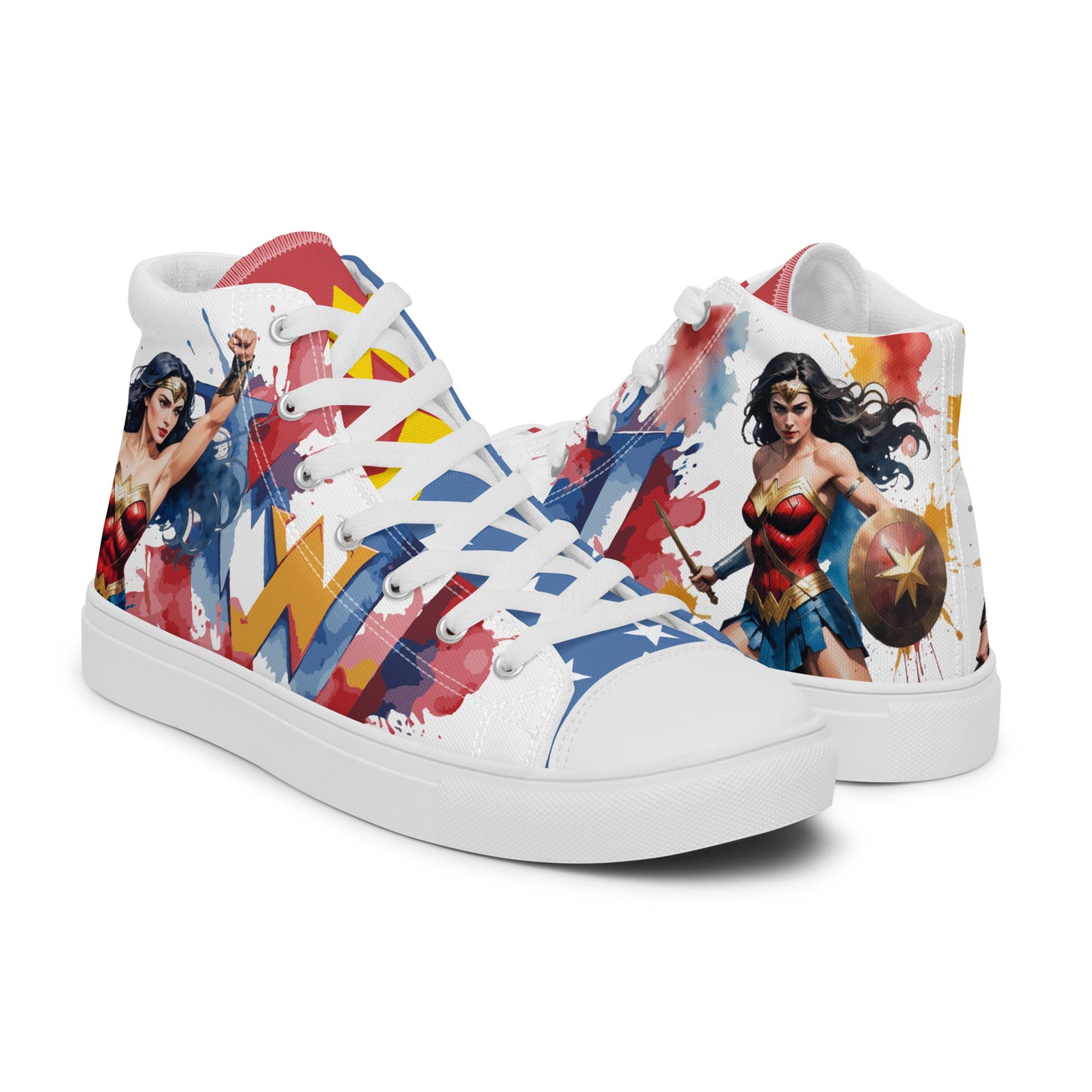 Wonder Woman Women's High Top Custom Sneakers