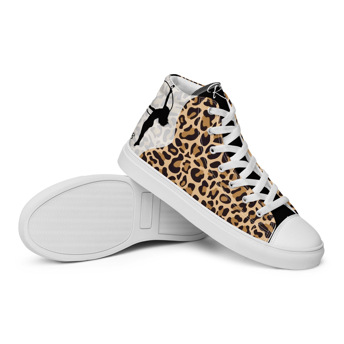 Animal Pattern Customised Business Women's High Top Custom Sneakers