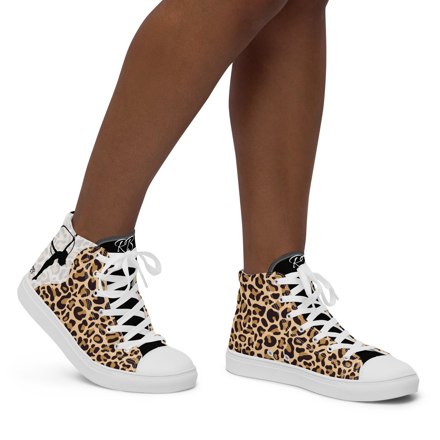 Animal Pattern Customised Business Women's High Top Custom Sneakers