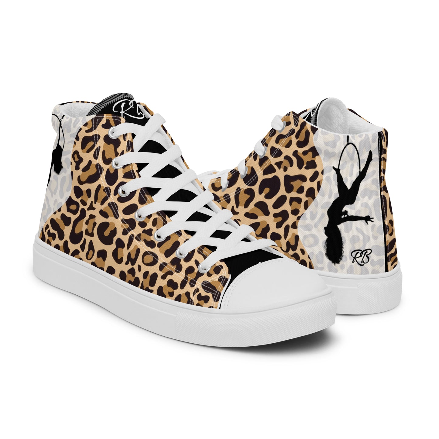 Animal Pattern Customised Business Women's High Top Custom Sneakers