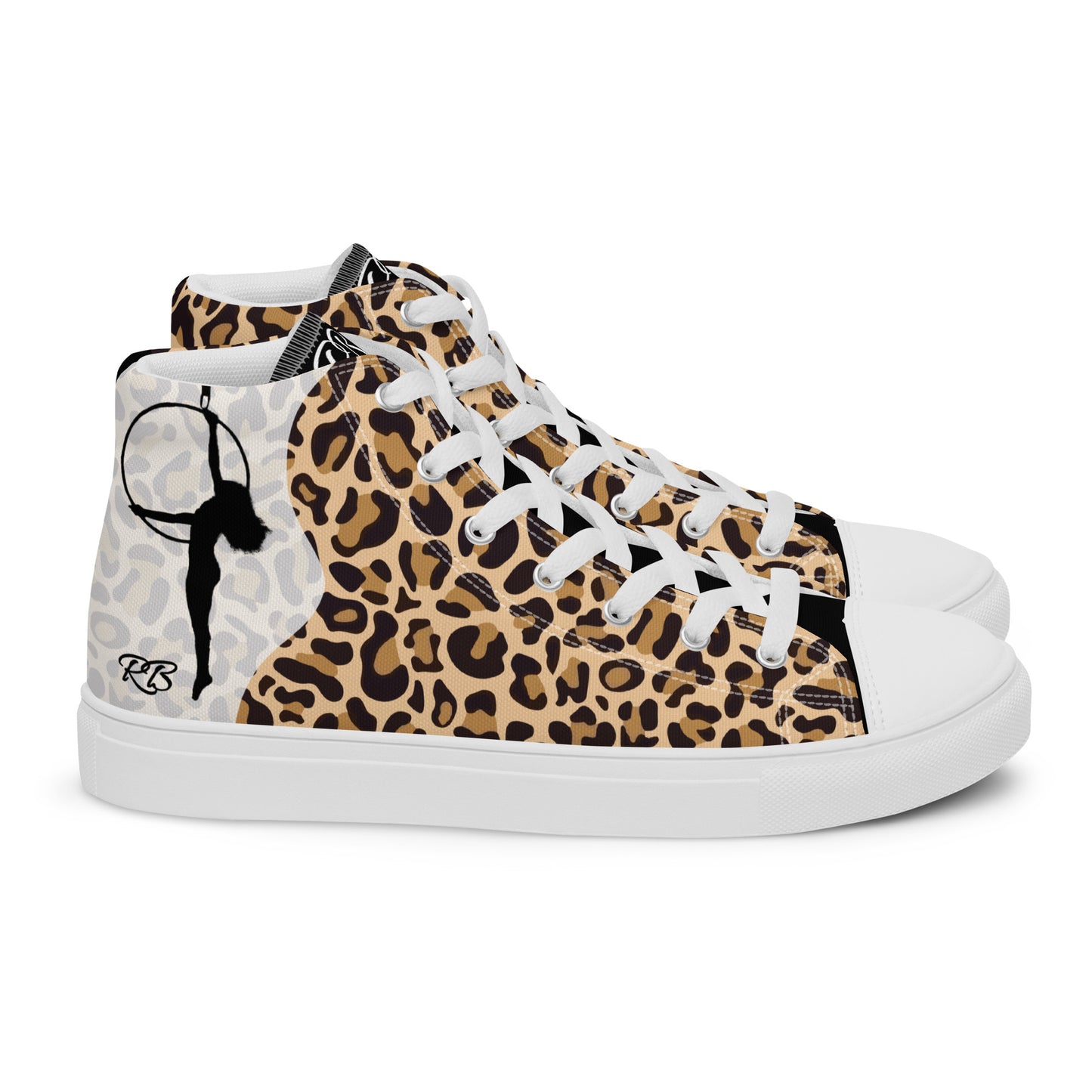 Animal Pattern Customised Business Women's High Top Custom Sneakers